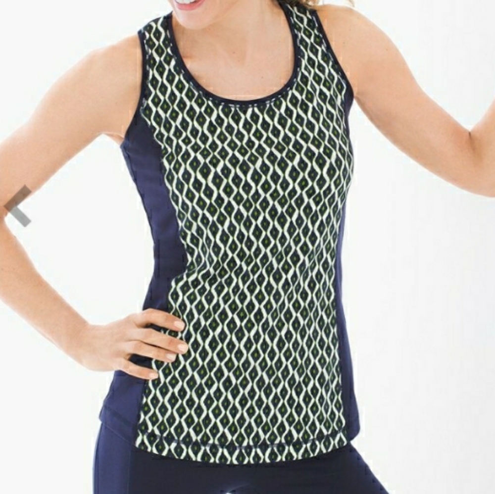 - - ZENERGY by CHICO'S Print Sport Tank
